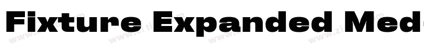 Fixture Expanded Med字体转换 Fixture Expanded Med字体转换